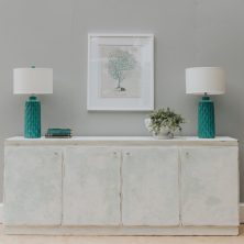 Saltwash painted coastal furniture-two saltwash layers painted with white top coat-contemporary shabby chic