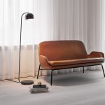Normann Copenhagen Grant Floor Lamp Black Ace Sofa
