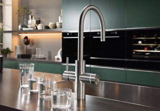5 FRANKE bateria filrująca Mythos Water Hub stalowa