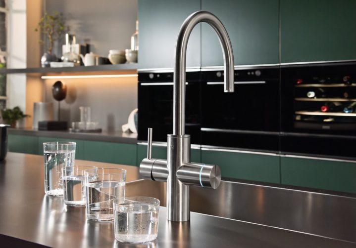 5 FRANKE bateria filrująca Mythos Water Hub stalowa